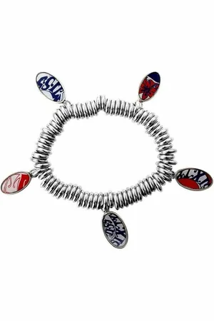 Miss Sixty Armband Dames SMDD03 Blauw Oranje Staal (16 cm)