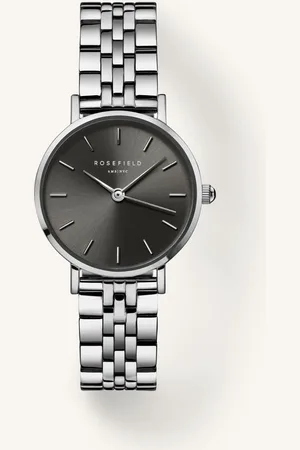 ROSEFIELD Horloge Small Edit Grey Steel Silver
