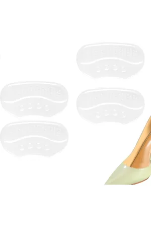 Merkloos 2 Paar Antislip Hielkussens - voor schoenen met hoge hakken - Unisex hielkussentjes - Vulling verbetert de pasvorm en het comfort van de schoen - Voorkomt hielslip en blaren - Voor losse schoenen, hoge hakken