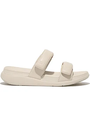 FitFlop F-Mode Go Adjustable Flatform Two-Bar Slides Vrouwen - Paris