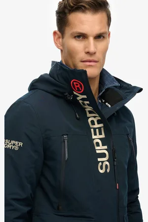 Superdry Ultimate Windbreaker met capuchon en borduursel - Heren