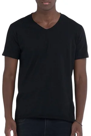 Replay Raw Cut V-neck Shirt Heren