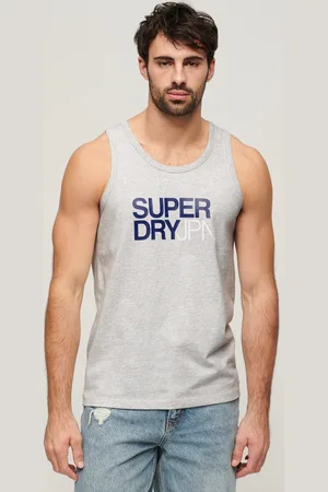 Superdry Sportswear Logo Relaxed Mouwloos T-shirt M Man