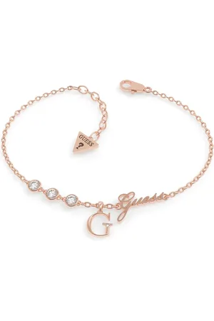 Guess Stalen roseplated armband MINIATURE