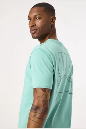 Garcia Heren T-shirt Groen Korte mouw