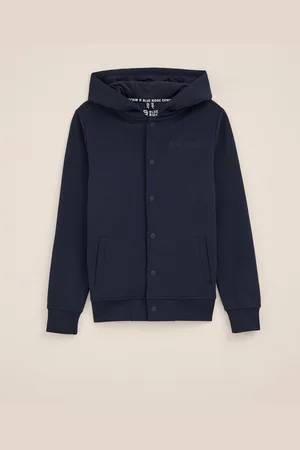 WE Fashion Jongens vest met capuchon