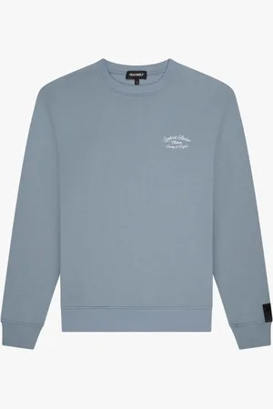 Quotrell Atelier Milano Crewneck Muted Blue/White