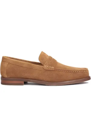 Kazar Loafers with sewn-on decorative belt with cut-out detailing