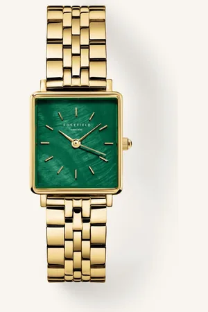 ROSEFIELD Boxy XS Emerald Steel Gold BEGSG-Q050
