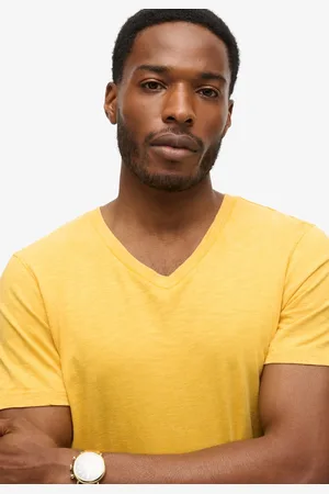 Superdry Slub T-shirt Met Korte Mouwen En V-hals L Man