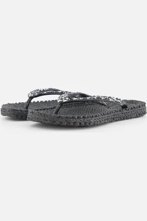 Ilse Jacobsen Cheerful03 Teenslippers - Zomer slippers - Dames - Zwart