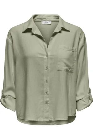 JDY CAYA LINEN LOOSE L/S SHIRT WVN DIA - Dames - Blouses