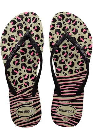 Havaianas SLIM ANIMALS MIX Black grey-35-36