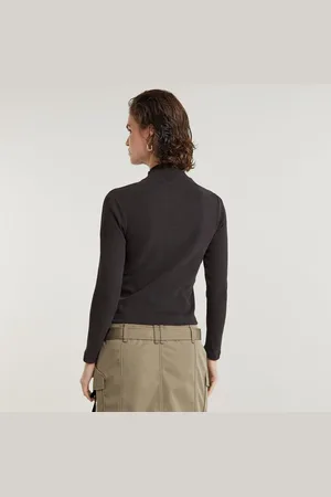 G-Star Asymmetric T-shirt Met Lange Mouwen S Vrouw
