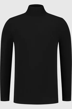 Pure Path Essential Knitwear Turtleneck Sweater Black