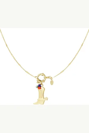 Yehwang Ketting - - Cowboylaars - Statement ketting - Stainless steel sieraden