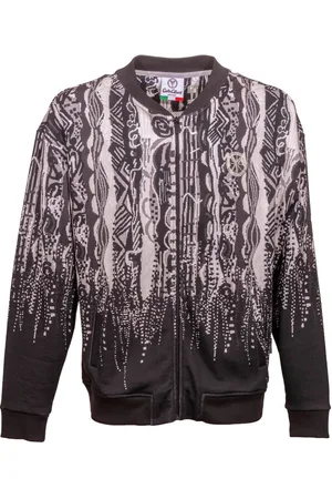 Carlo Colucci Allover Print Vest Dark Grey