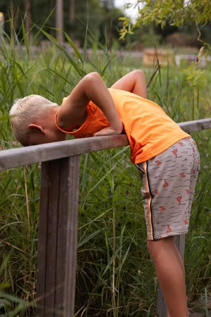 TYGO & vito TYGO&vito jongens kids broek Sweatshorts Thomas Sand