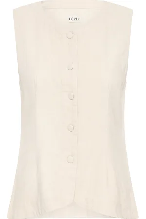 Ichi Gilet Ihlinno Wa 20122914 204424 Natural Dames