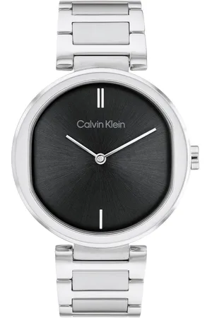 Calvin Klein CK25200249 Sensation Dames Horloge - Mineraalglas - Staal - - 36 mm breed - Quartz - Vouw/Vlindersluiting - 3 ATM (spatwater)