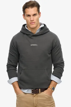 Superdry Hoodie met micrologo - Heren - Hoodies