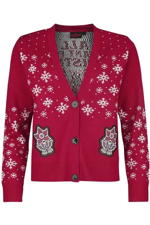 Stranger Things All I want for Christmas is a Demodog Cardigan meerkleurig M Polyester