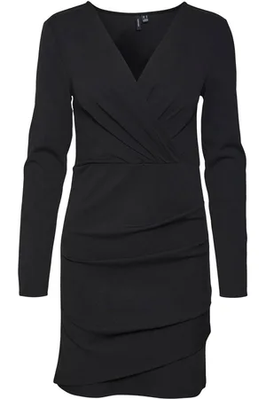 VERO MODA Dinna Korte Jurk Met Lange Mouwen XL Vrouw