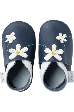 Bobux Babyslofjes margrietjes marine