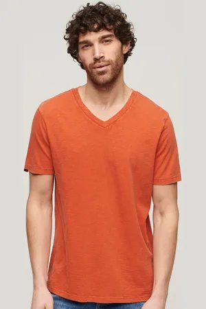 Superdry Slub T-shirt Met Korte Mouwen En V-hals L Man
