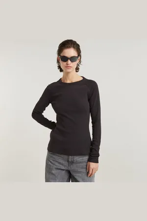 G-Star Keyhole T-shirt Met Lange Mouwen S Vrouw