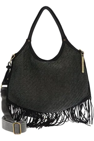 Caterina Lucchi Schoudertas Firenze Agata Pentagon Shopping Bag Zwart