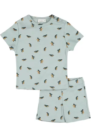 Trixie 2-delige pyjama kort - 92 - 2j - Peppy Penguins.