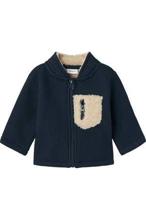 NAME IT Sabon Teddy Vest - 74 - Dark Sapphire