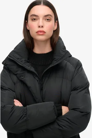 Superdry Maxi lange pufferjas - Dames - Gewatteerde jassen