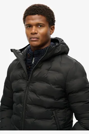 Superdry Gewatteerde pufferjas met capuchon - Heren - Gewatteerde jassen
