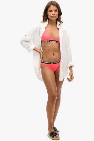 Superdry Elastic Classic Bikinibroekje Roze S Vrouw
