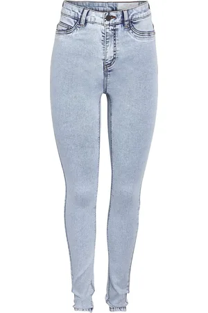 Noisy May Jeans Nmcallie Hw Skinny Jean Vi482lb Fwd 27030614 Light Blue Denim Dames