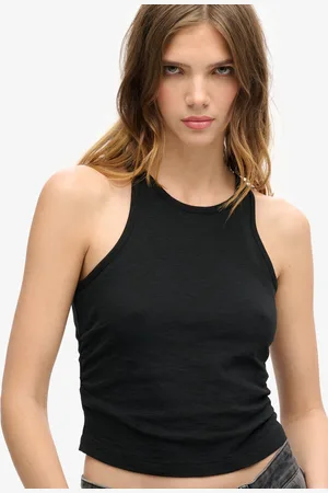 Superdry Tanktop met ruches - Dames - Vesten