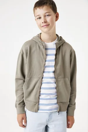Garcia Jongens Vest Bruin Long mouw