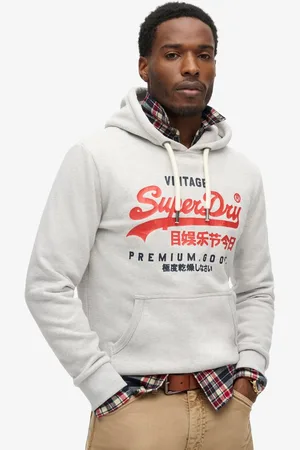 Superdry Duo Vintage hoodie met logo - Heren - Hoodies