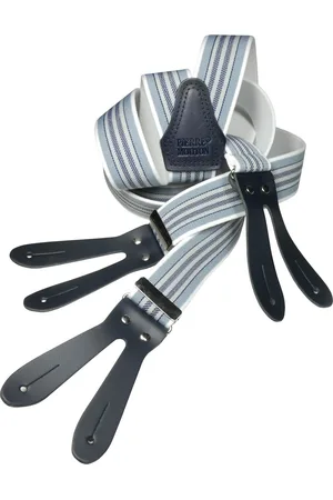 Pierre Mouton Bretel - Volwassenen - Fecamp met Leertjes - - 120cm - 35mm - M - L