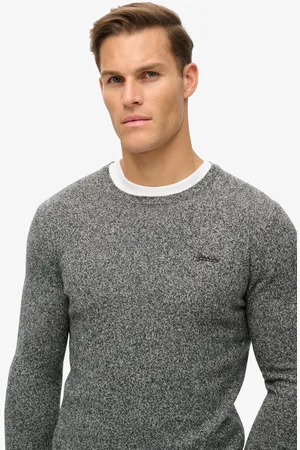 Superdry Essential slim-fit trui met ronde hals - Heren - Sweaters