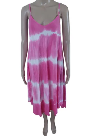 Merkloos Jurk - Dames - Los vallend - Getailleerd - Kleur