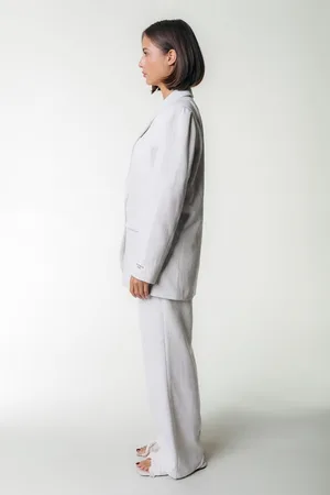 Colourful rebel Rus Structure Pintuck Straight Pants - Dames - Broeken