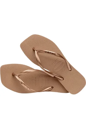 Havaianas Square Logo Metallic Teenslippers Dames