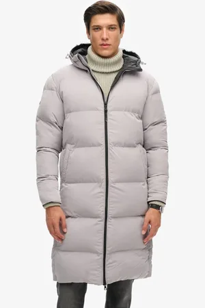 Superdry Lange donsjas - Heren - Gewatteerde jassen