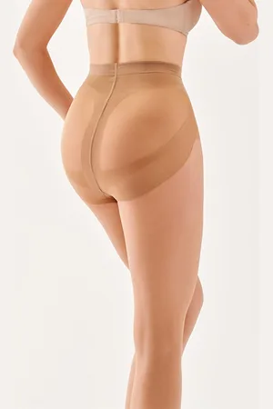 Merkloos Push Up / Compressie Panty - 20 Denier -