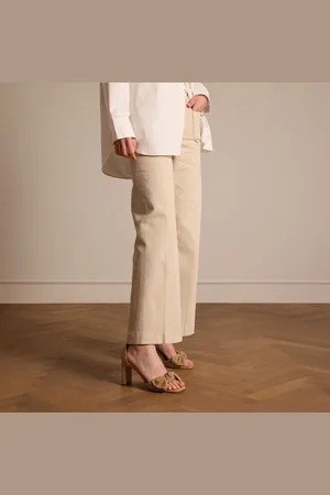 Manfield Dames - suède sandalen met hak