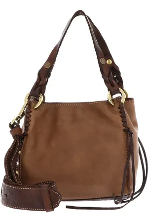 Caterina Lucchi Handtas Schoudertas Dakar Anna Shopping Bag Lichtbruin