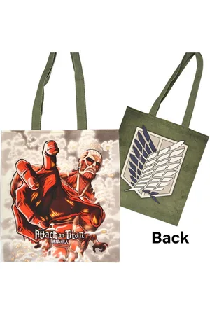 Popbuddies Attack on Titan Tote Bag Colossal Titan Bags